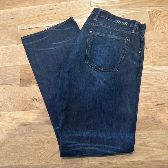 GAP dark wash jeans 38x34 bootcut NWT - Picture 4 of 4
